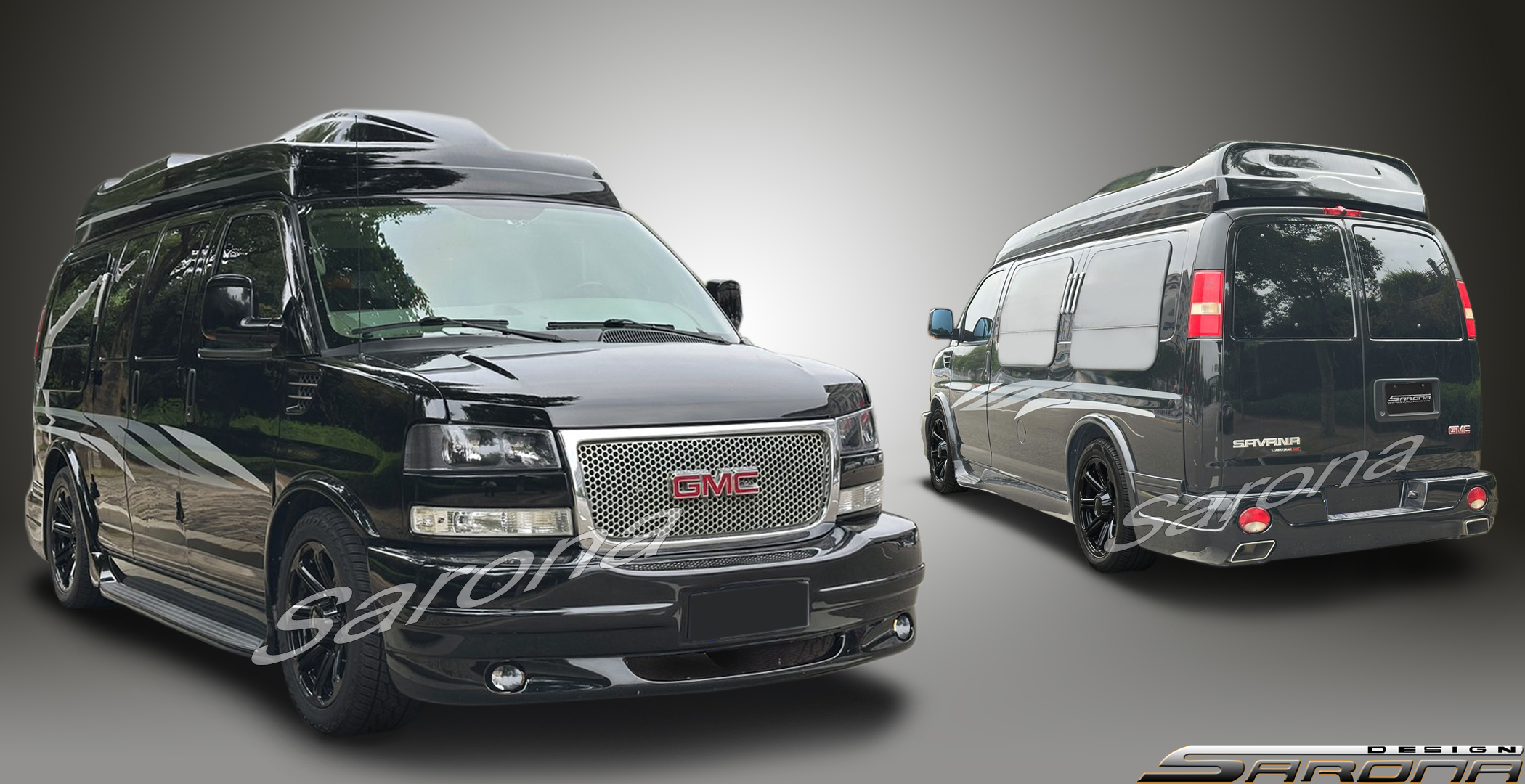 Custom Chevy Express Van  Short Wheel Base Body Kit (2003 - 2026) - $2790.00 (Part #CH-069-KT)